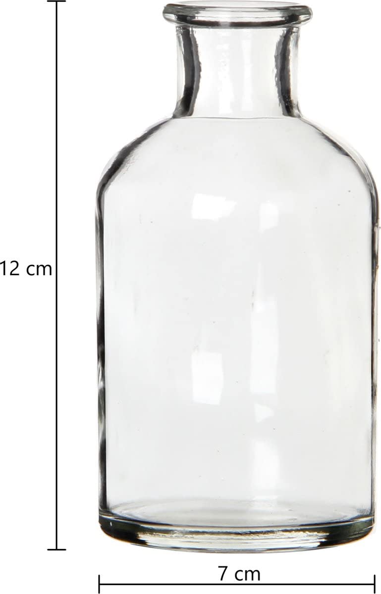 Пляшка NaDeco Вази Висота 12 см Діаметр 7 см Свічник Винтажний Дизайн, фото №4