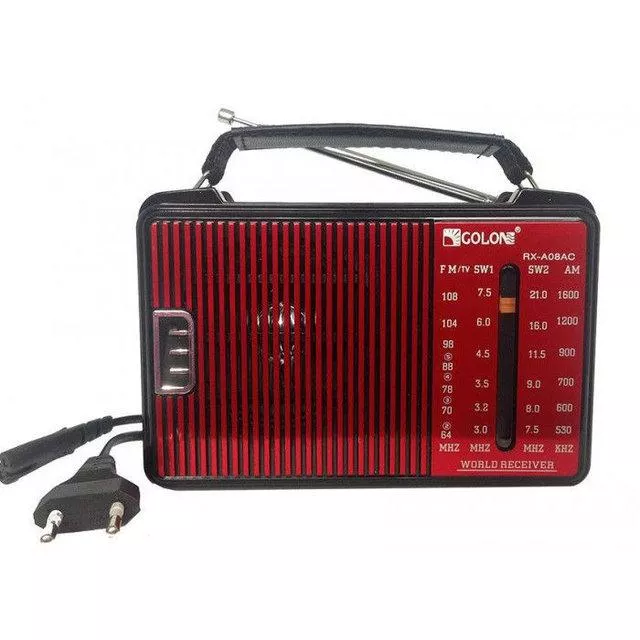 Радиоприемник GOLON RX-A08AC Red 005493, фото №2