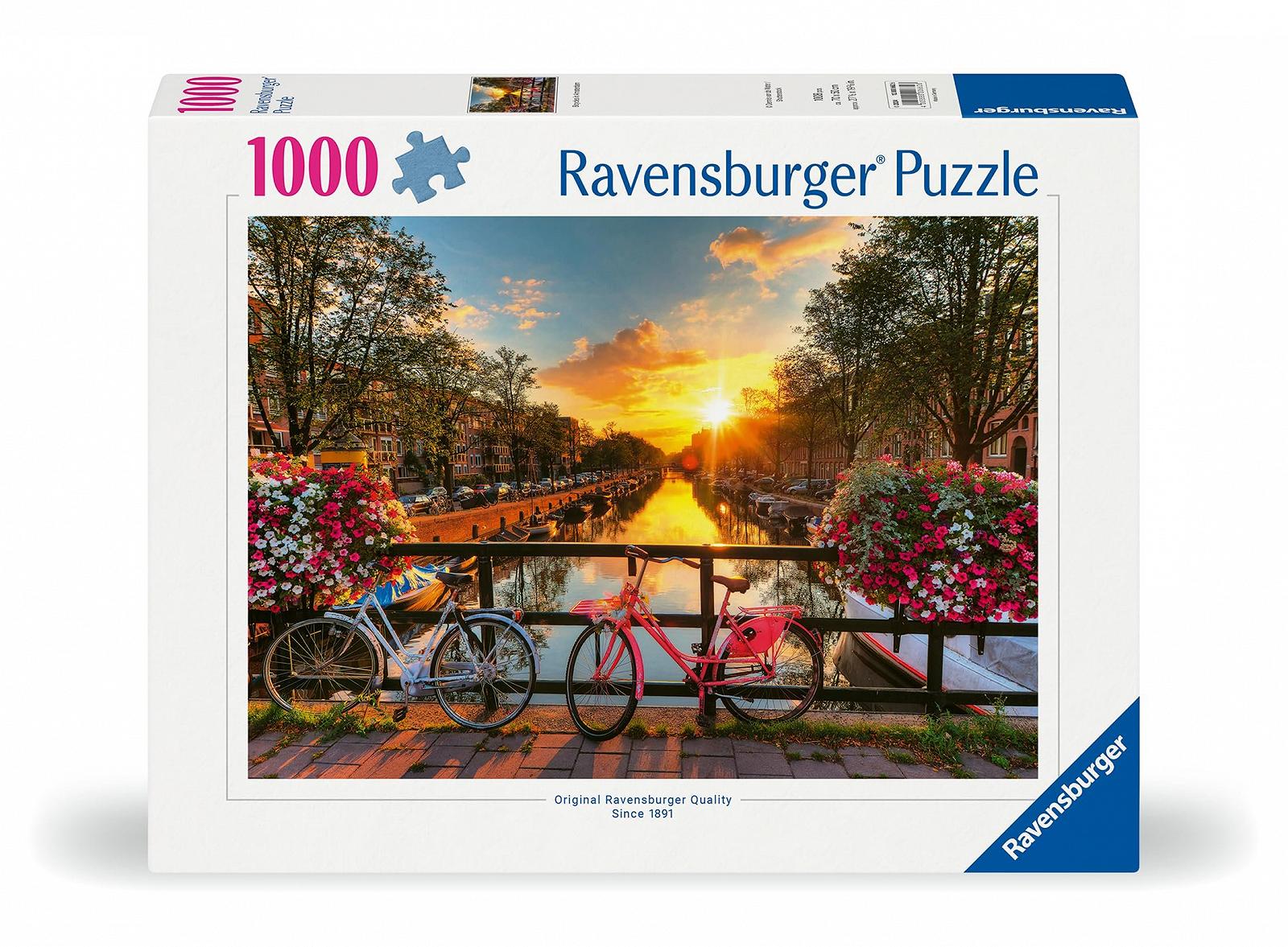 Пазл Ravensburger Bicycles in Amsterdam 12000662 1000 элементов 14+, фото №2