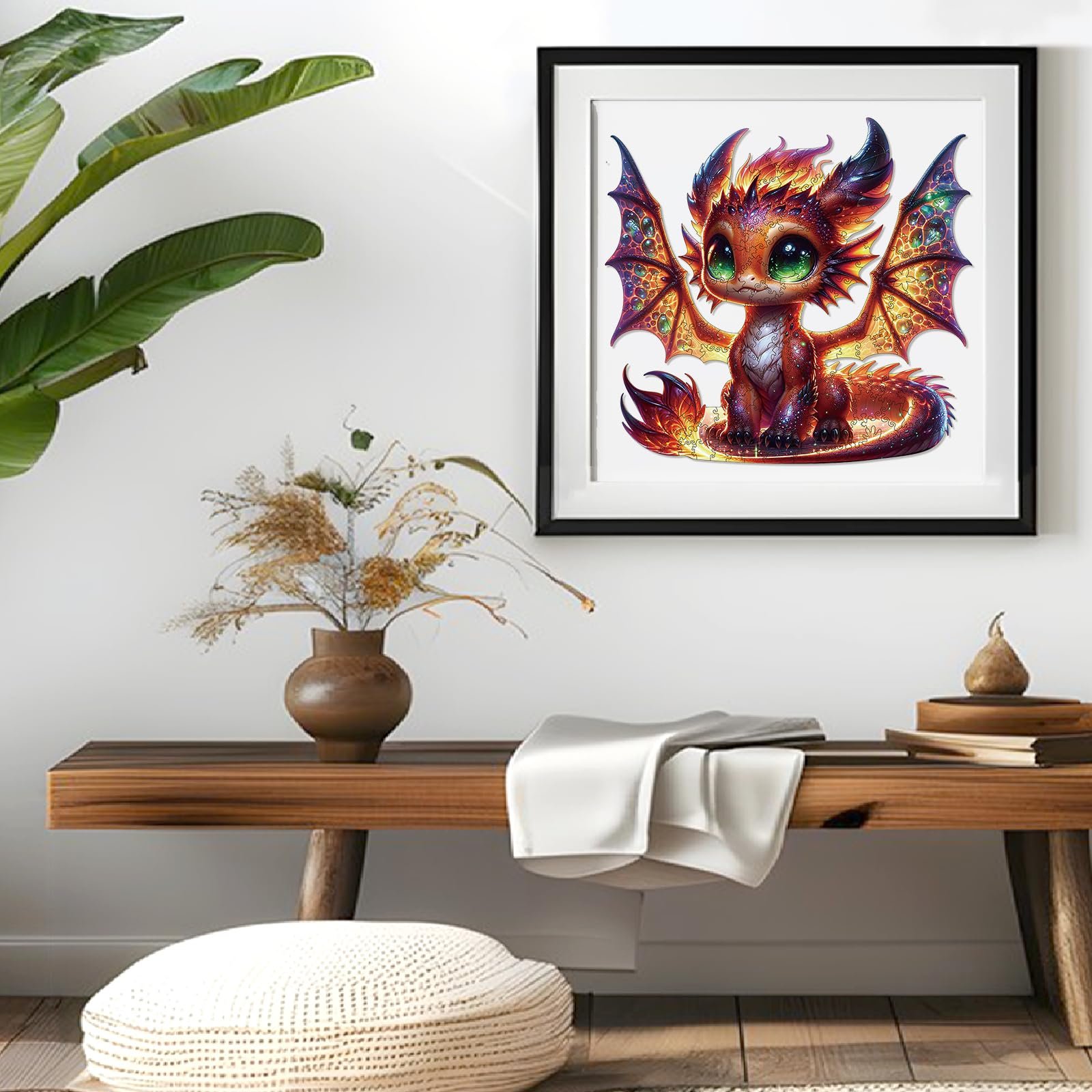 Пазл деревянный Dragon 200 деталей Animal Shape, фото №2 Пазл деревянный Dragon 200 деталей Animal Shape, фото №2