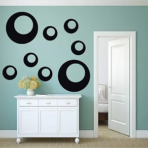 Наклейка на стіну kleb-Drauf 8 Retro Dots Глянцева Червоний synthetic.ua - Фото 1