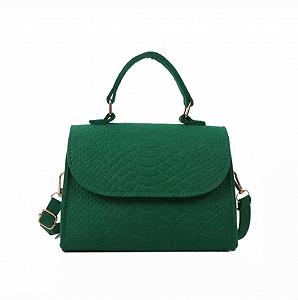 Модна зелена жіноча міні-сумка - Фото 1