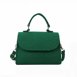 Модная зеленая женская мини-сумка - Фото 1