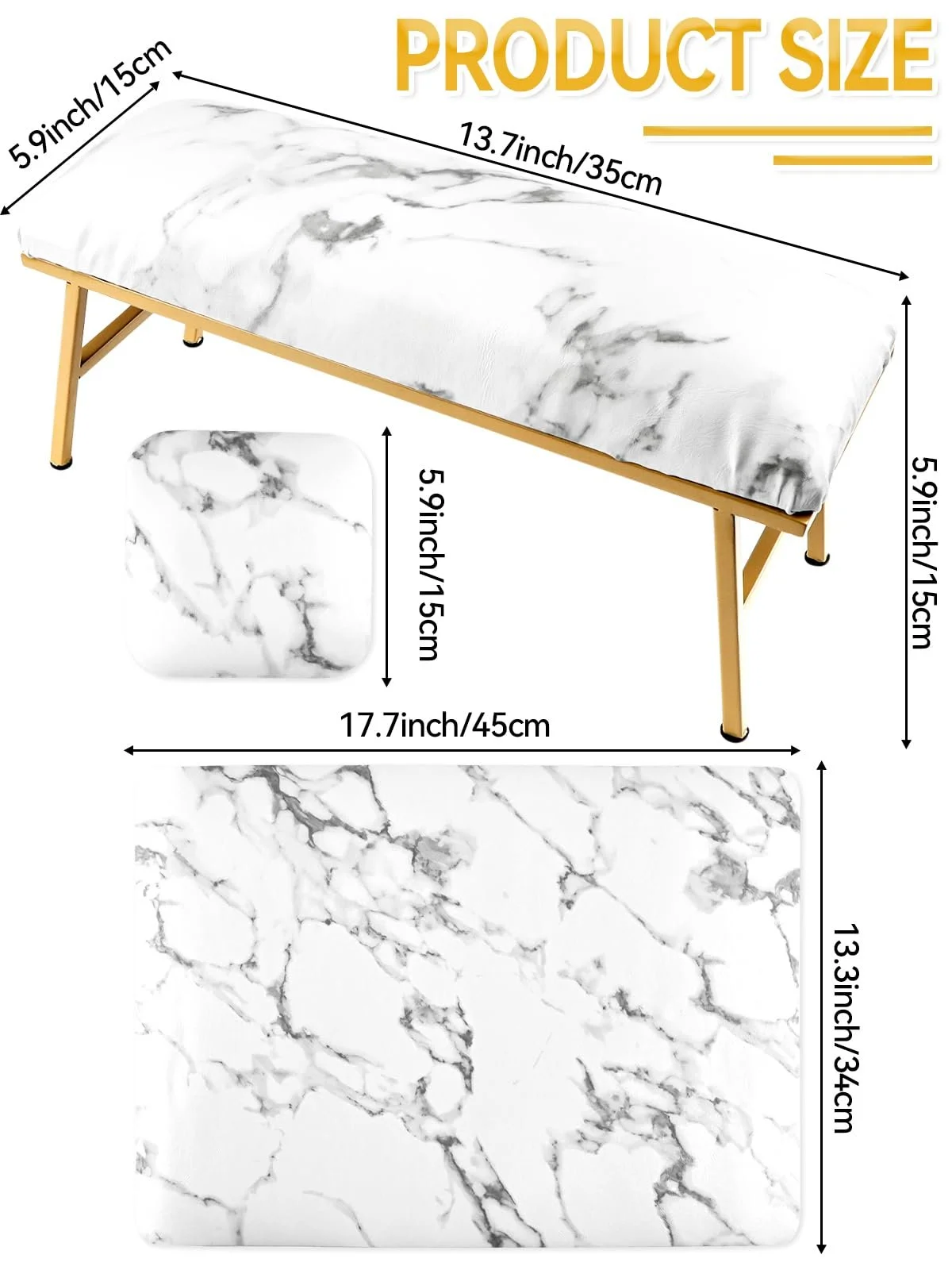 Подставка для рук маникюрная EBANKU Мрамор, фото №2 Подставка для рук маникюрная EBANKU Мрамор, фото №2