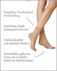 Шкарпетки KUNERT Mystique 20 Mesh Stop 20 Den synthetic.ua - Фото 1
