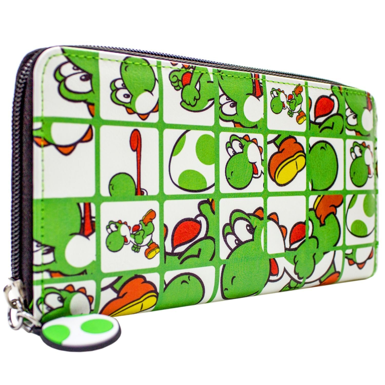 Кошелек Dino World Yoshi Let's Go Little Mario! Яйцо динозавра Зеленый, фото №1