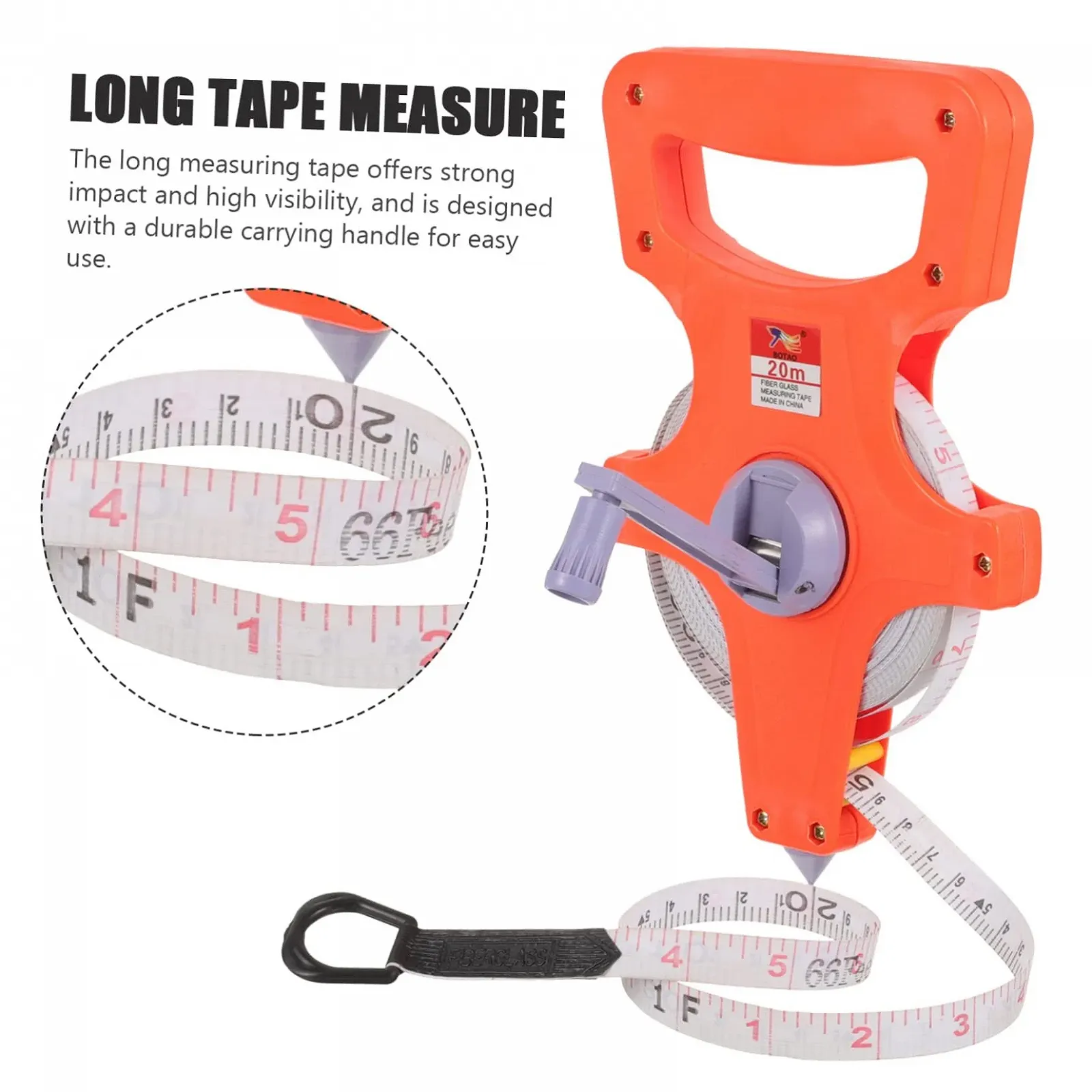 Рулетка Lurrose Инженерная Строительная Длинная Полевая, фото №8