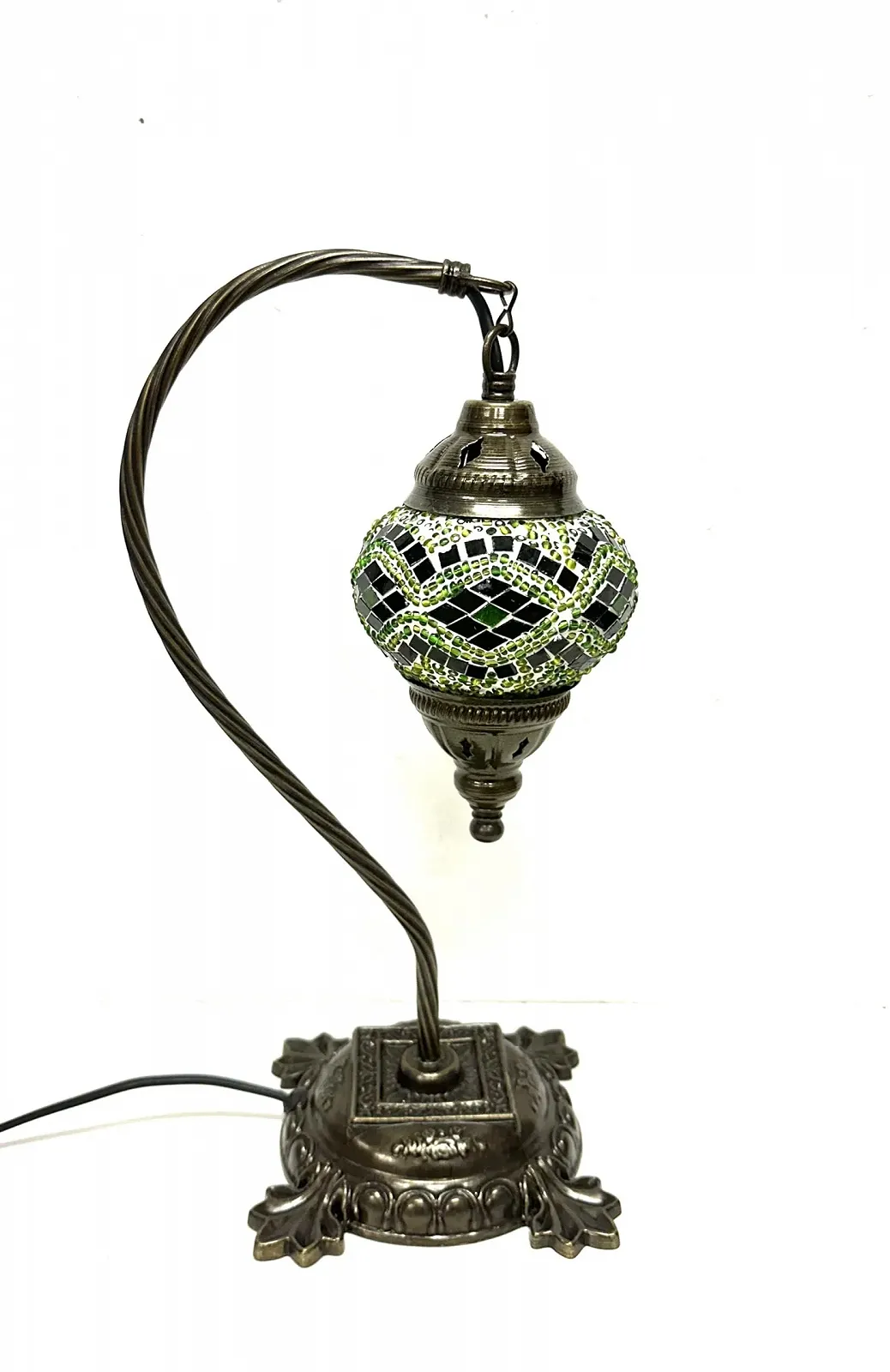 Настільна лампа Samarkand Lights Mosaic Floor Lamp S Oriental Turkish Green, фото №3