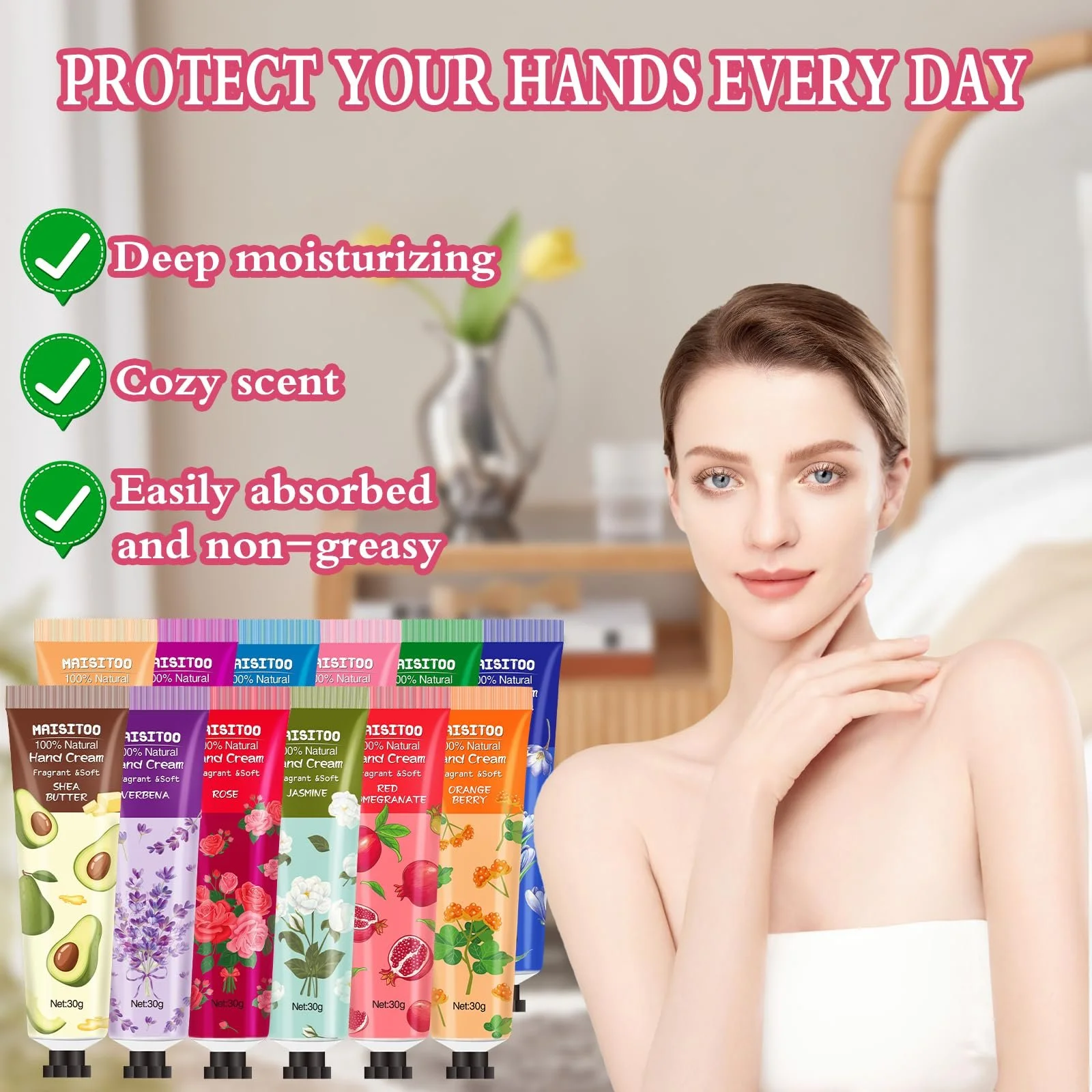 Крем для рук Набір 12 шт Зволожуючий, фото №6