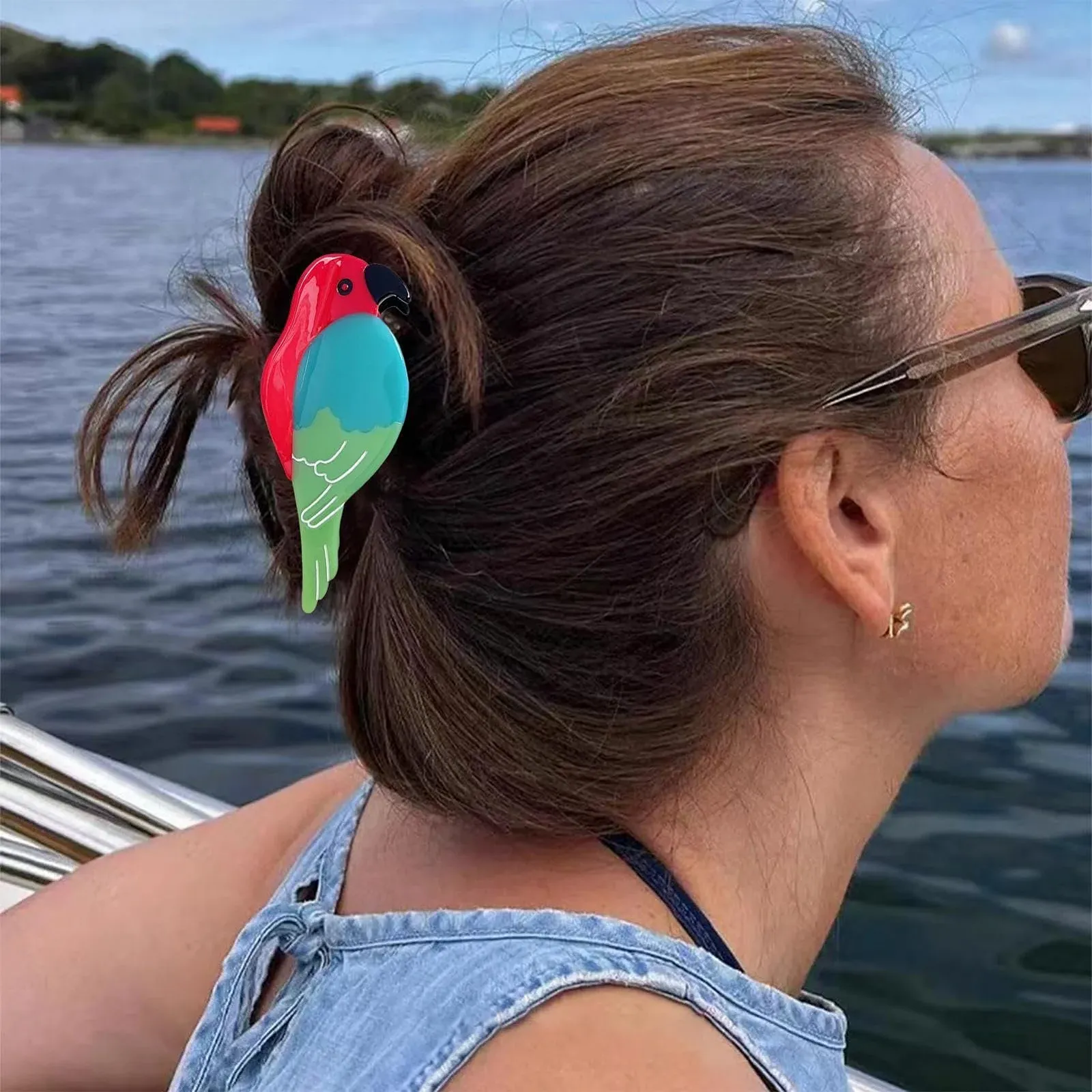 Заколка для волосся Acetate - Bird Shape, фото №2