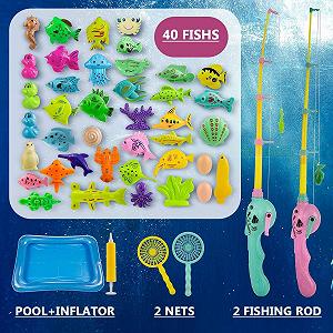 Игрушка для рыбалки 45 штук Магнитная synthetic.ua - Фото 1