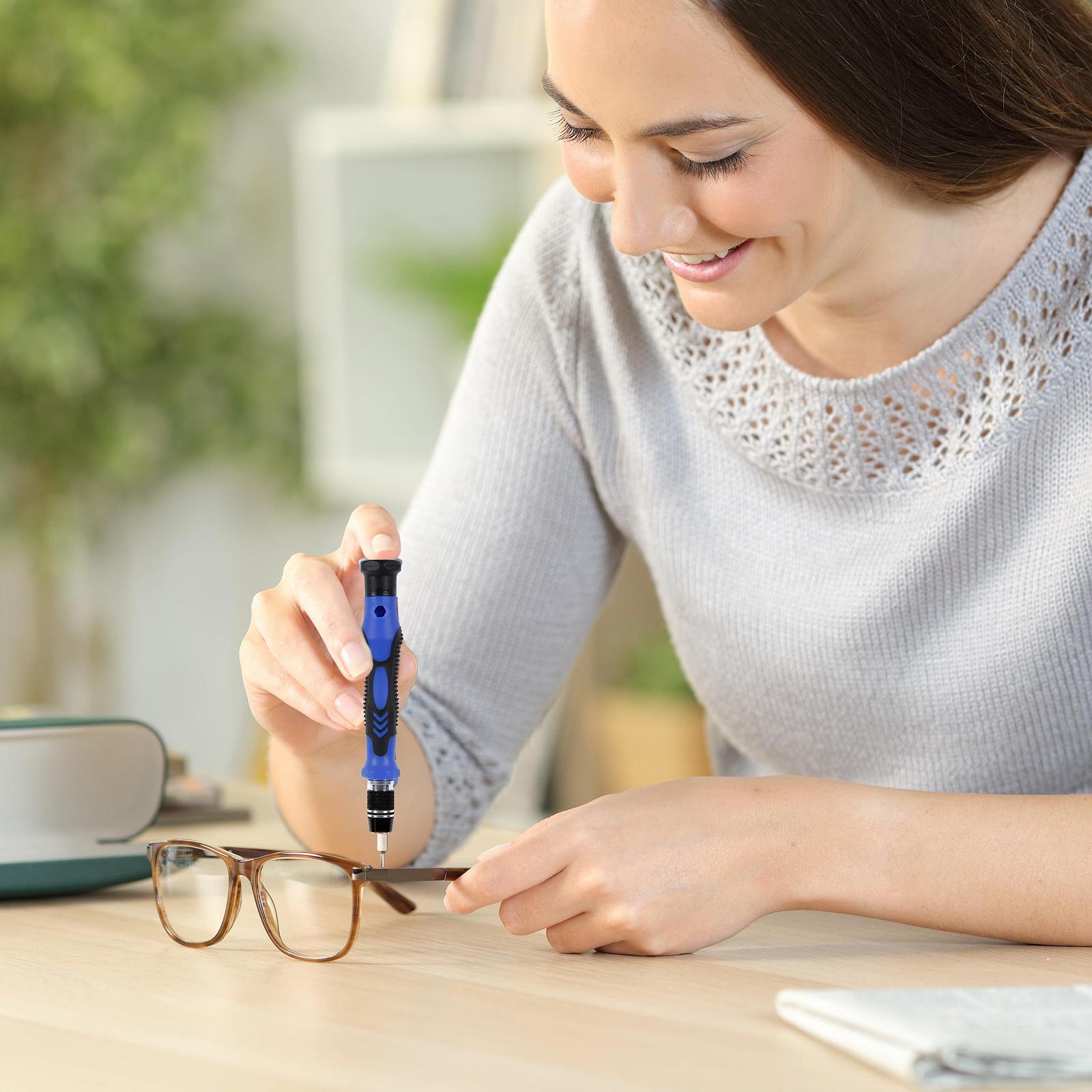 Набір викруток Retoo 75-Piece для ремонту з магнітними наконечниками для ПК годинників ноутбуків окулярів моделей смартфонів планшетів камер ювелірних виробів, фото №3