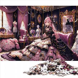 Пазл Аниме-девушка в элегантном платье 1000 элементов 52 x 38 см сложный synthetic.ua - Фото 1