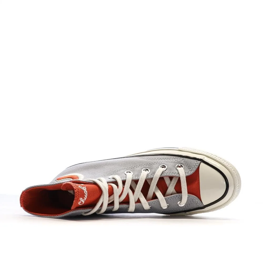 Кеди Converse Chuck 70 Letterman Сіро-червоні, фото №4