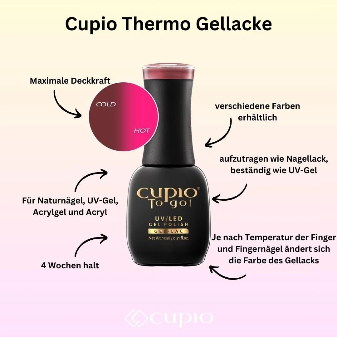 Термо гель-лак с блестками Cupio Pandora 15 мл, фото №1 Термо гель-лак с блестками Cupio Pandora 15 мл, фото №1