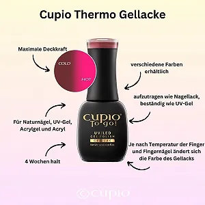 Термо гель-лак с блестками Cupio Pandora 15 мл - Фото 1