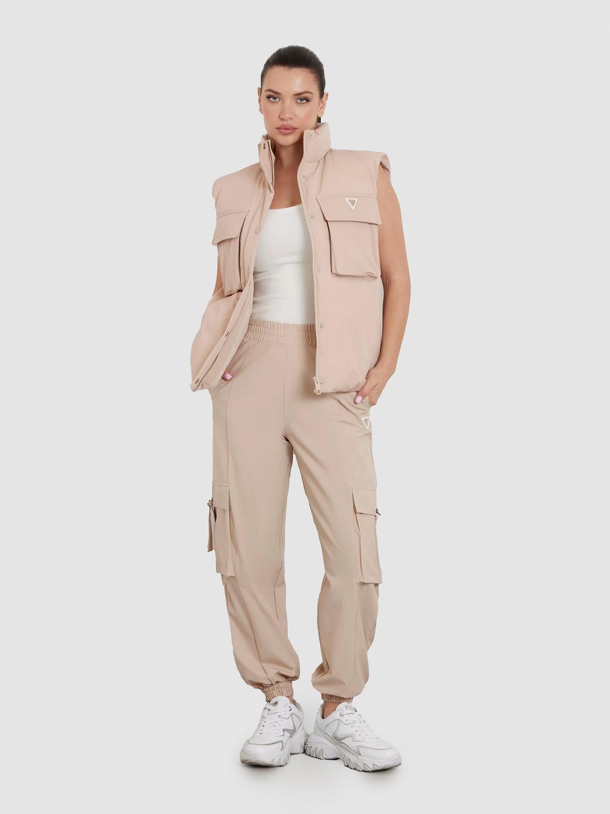 Жіночі штани GUESS Underwear Light Beige - S, фото №4