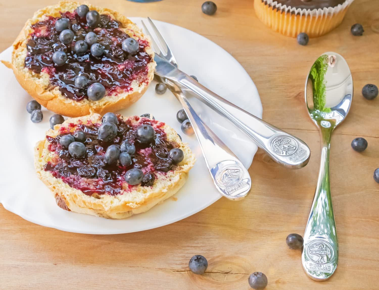 Набор столовых приборов P:OS Jurassic World, нержавеющая сталь, фото №6 Набор столовых приборов P:OS Jurassic World, нержавеющая сталь, фото №6