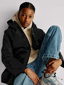 Пальто-бушлат Marks & Spencer с подкладкой из искусственного меха synthetic.ua - Фото 1