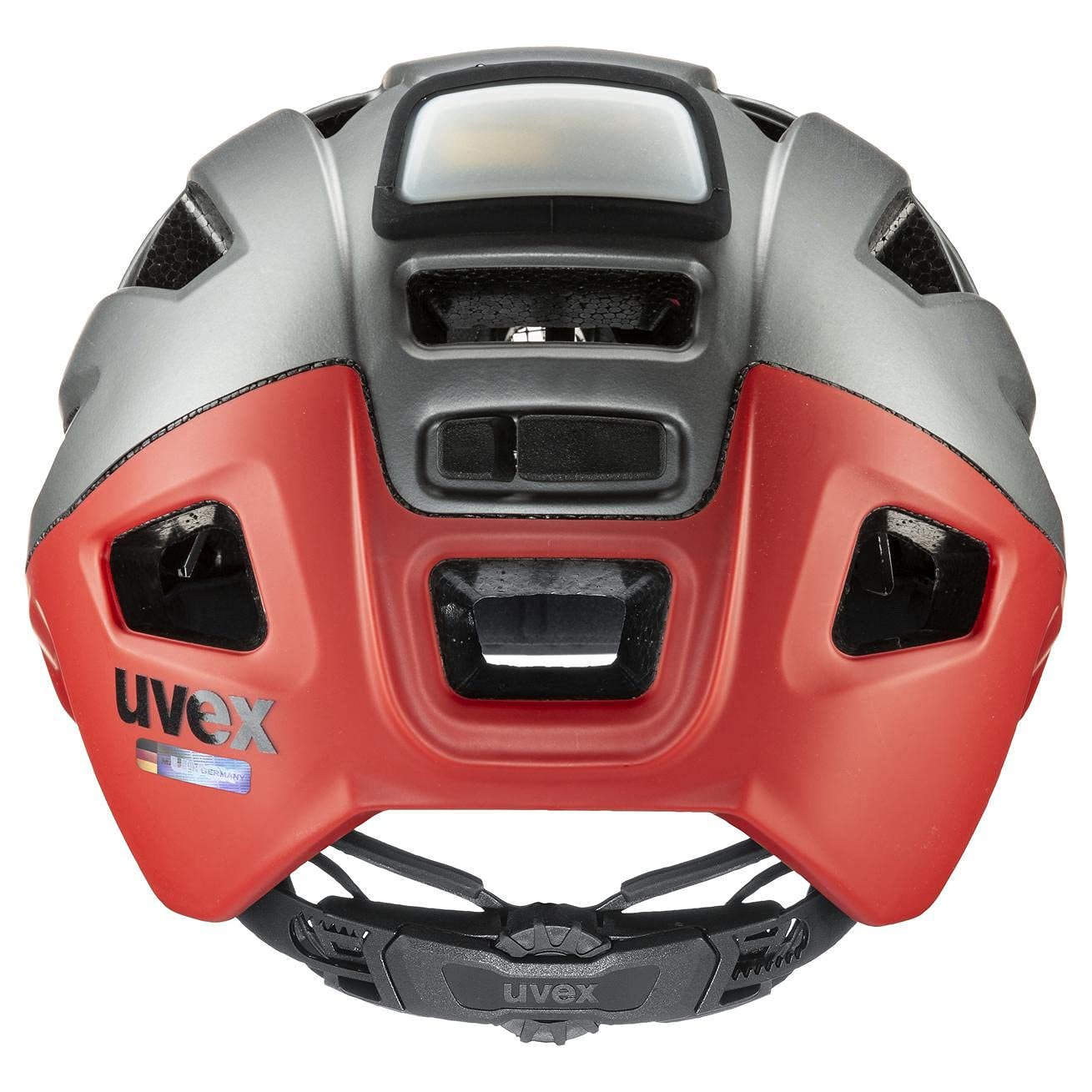Шлем Uvex Finale 2.0 Light Silver red mat, фото №3