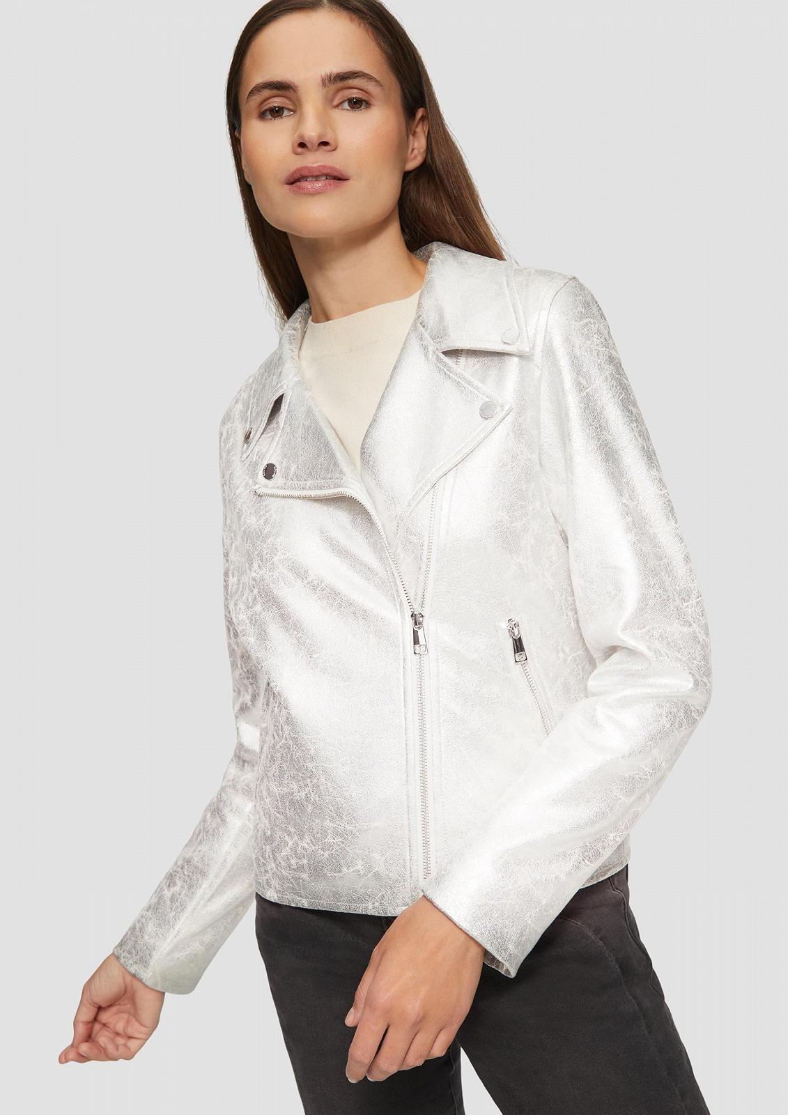 Куртка s.Oliver Biker зі штучної замші, фото №2