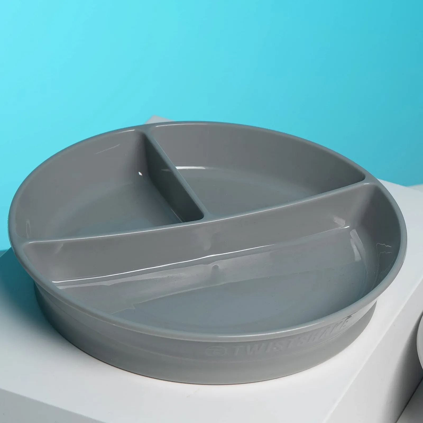 Розділена дитяча тарілка Twistshake, без BPA, Сірий, фото №4 Розділена дитяча тарілка Twistshake, без BPA, Сірий, фото №4