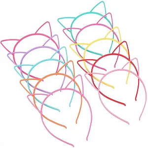 Обруч Ушки кота Пластик - Фото 1