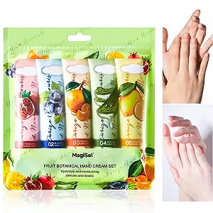 Крем для рук Набор Fruit Plant 5 шт. Лимон, Персик, Черника, Гранат, Алоэ Вера - Фото 1