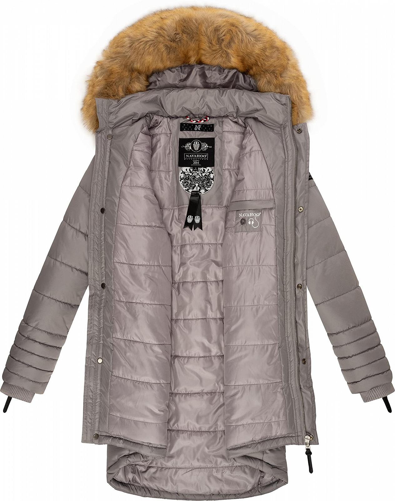Жіноче зимове стьобане пальто Navahoo Papaya, фото №5