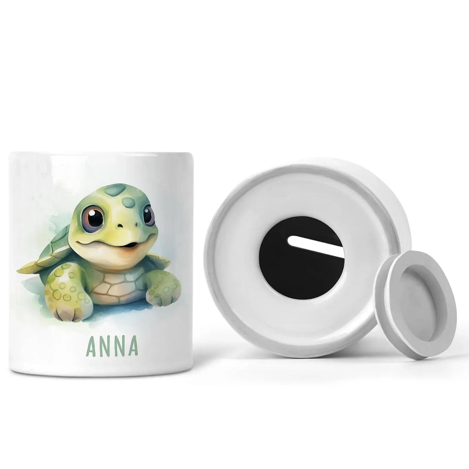 Скарбничка Turtle Money Box Черепаха Керамічна Персоналізована, фото №7