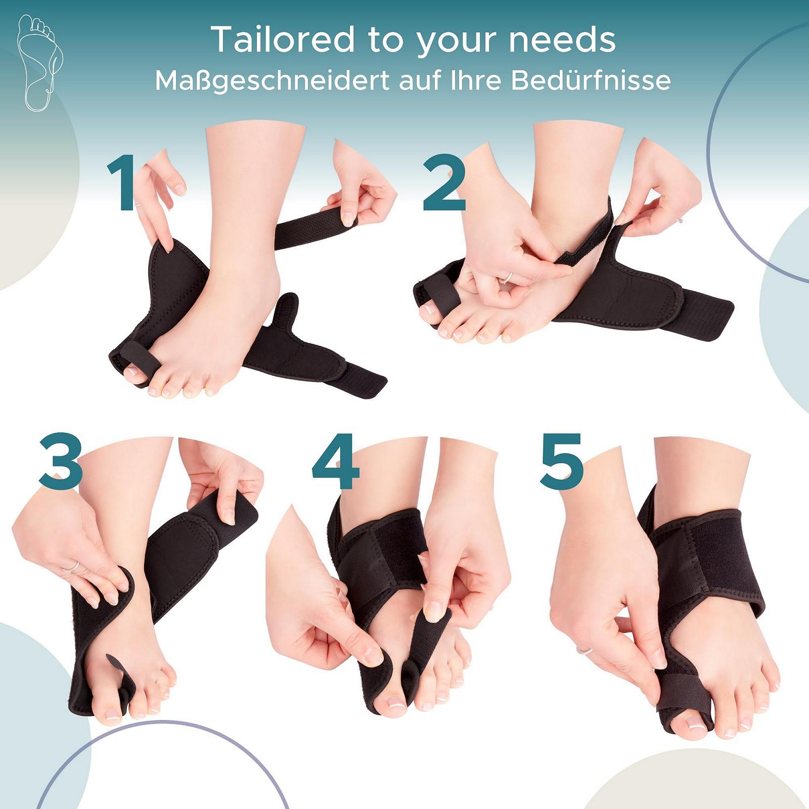 Шина Hallux Valgus HALUTO для корекції Hallux Valgus Ефективна шина, фото №3
