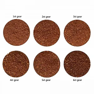 Электрическая кофемолка коническая мельница с 10 регулируемыми параметрами помола нержавеющая сталь для помола эспрессо кофейных зерен специй орехов и зерна (черный) synthetic.ua - Фото 1