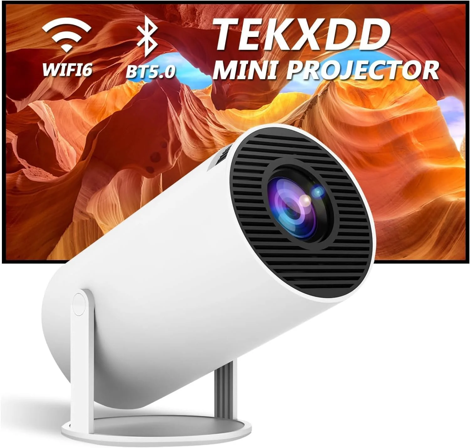 Проектор TEKXDD HD Wi-Fi Bluetooth, фото №1 Проектор TEKXDD HD Wi-Fi Bluetooth, фото №1