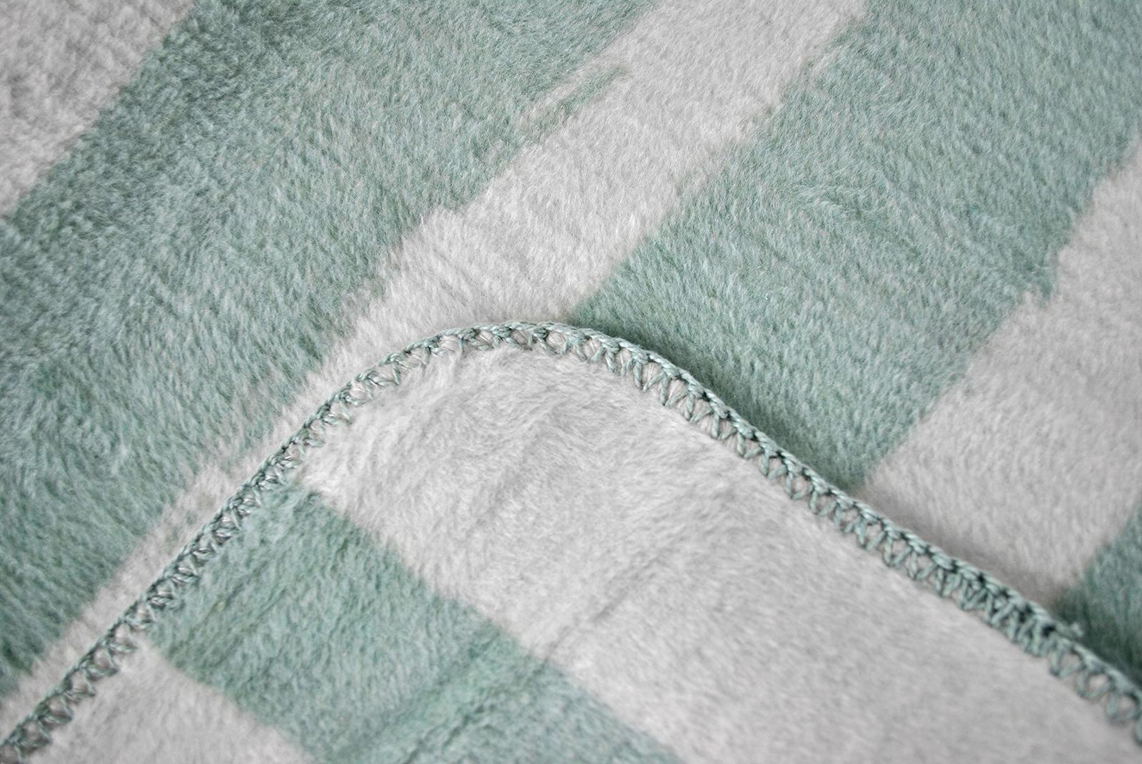 Одеяло Jilda-Tex Brushstroke Мягкое одеяло Роскошное одеяло Покрывало Рождественское одеяло Хлопковое одеяло (Мятный), фото №5