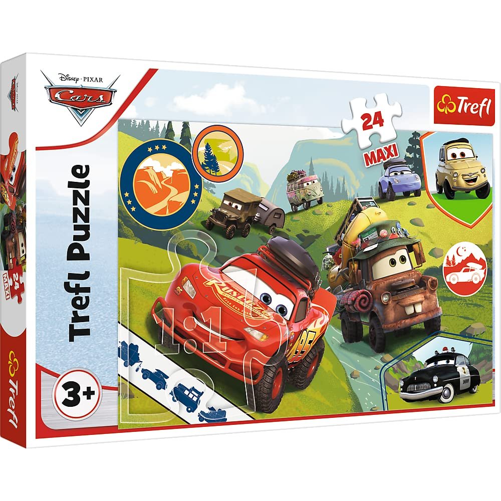 Пазл Trefl Cars Happy Cars 24 Maxi элемента, фото №1