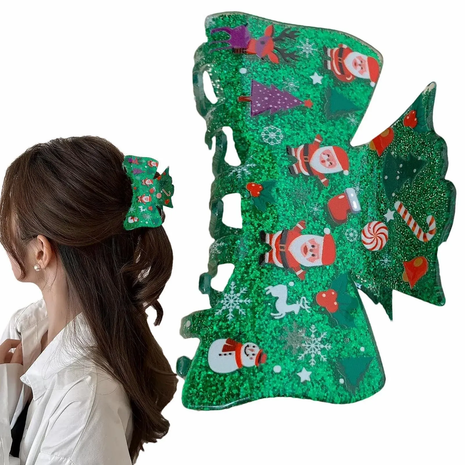 Заколка для волосся Червона зі стразами, фото №9 Заколка для волосся Червона зі стразами, фото №9