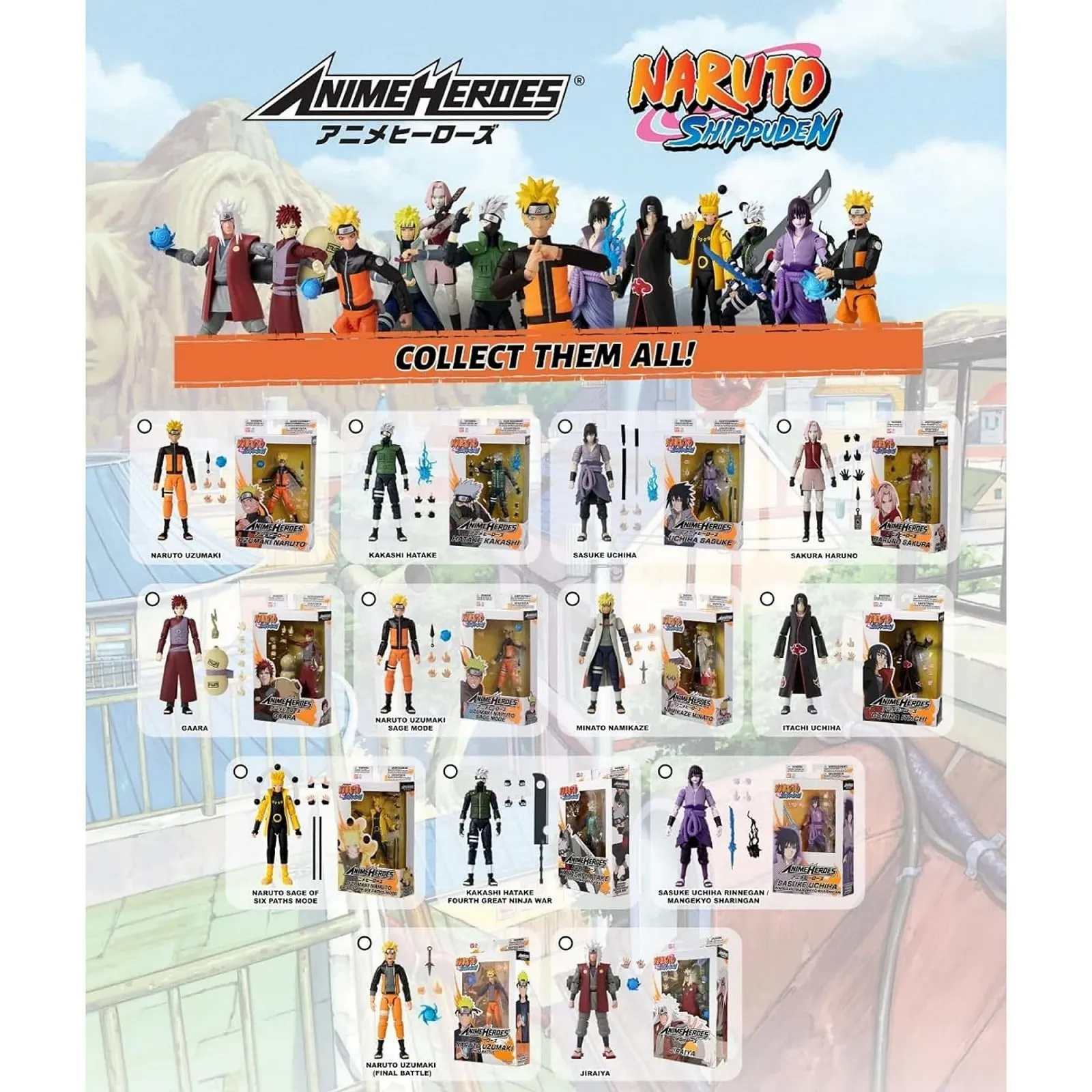 Фигурка Bandai Anime Heroes Naruto Shippuden 36903 Kakashi Hatake 17 см, фото №6