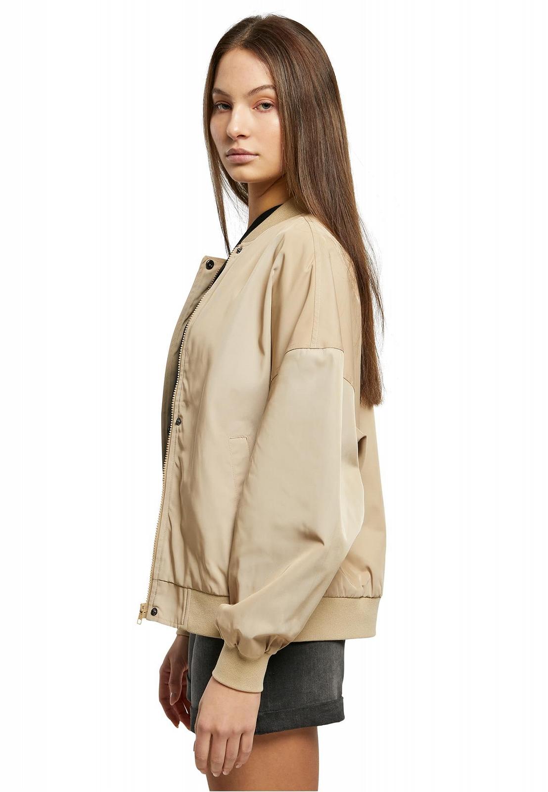 Бомбер Urban Classics Женская Легкая Куртка Recycled Pour Femme, фото №3 Бомбер Urban Classics Женская Легкая Куртка Recycled Pour Femme, фото №3