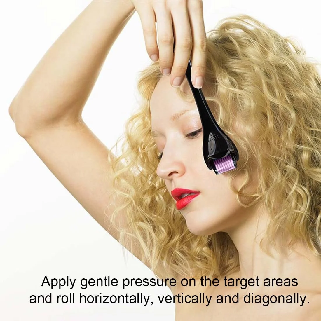 Ролик для бороди Tomedeks 0,5 мм, 2 шт, мікроголковий ролик для догляду за шкірою та волоссям, фото №4