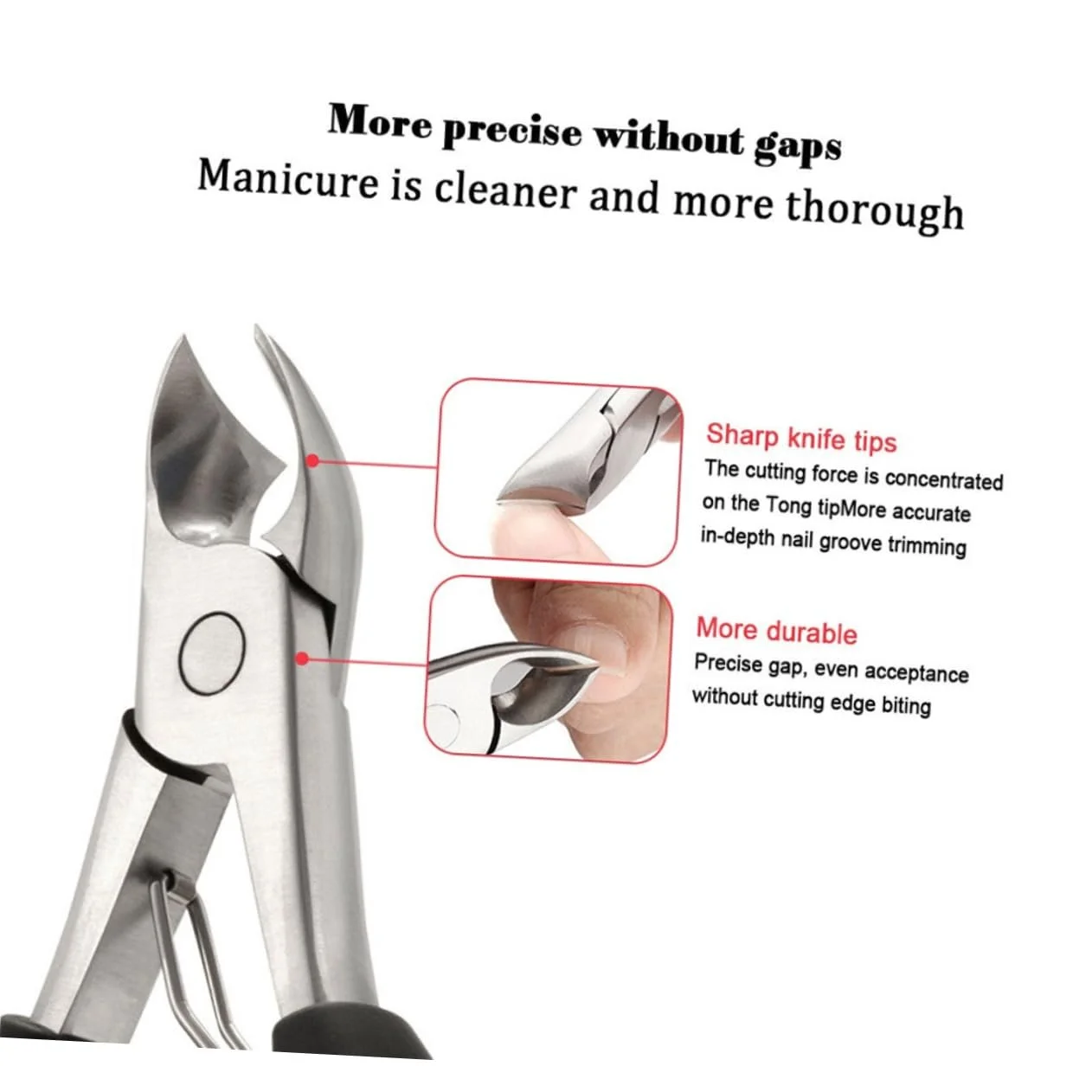 Набор для маникюра CALLARON, из нержавеющей стали, фото №6