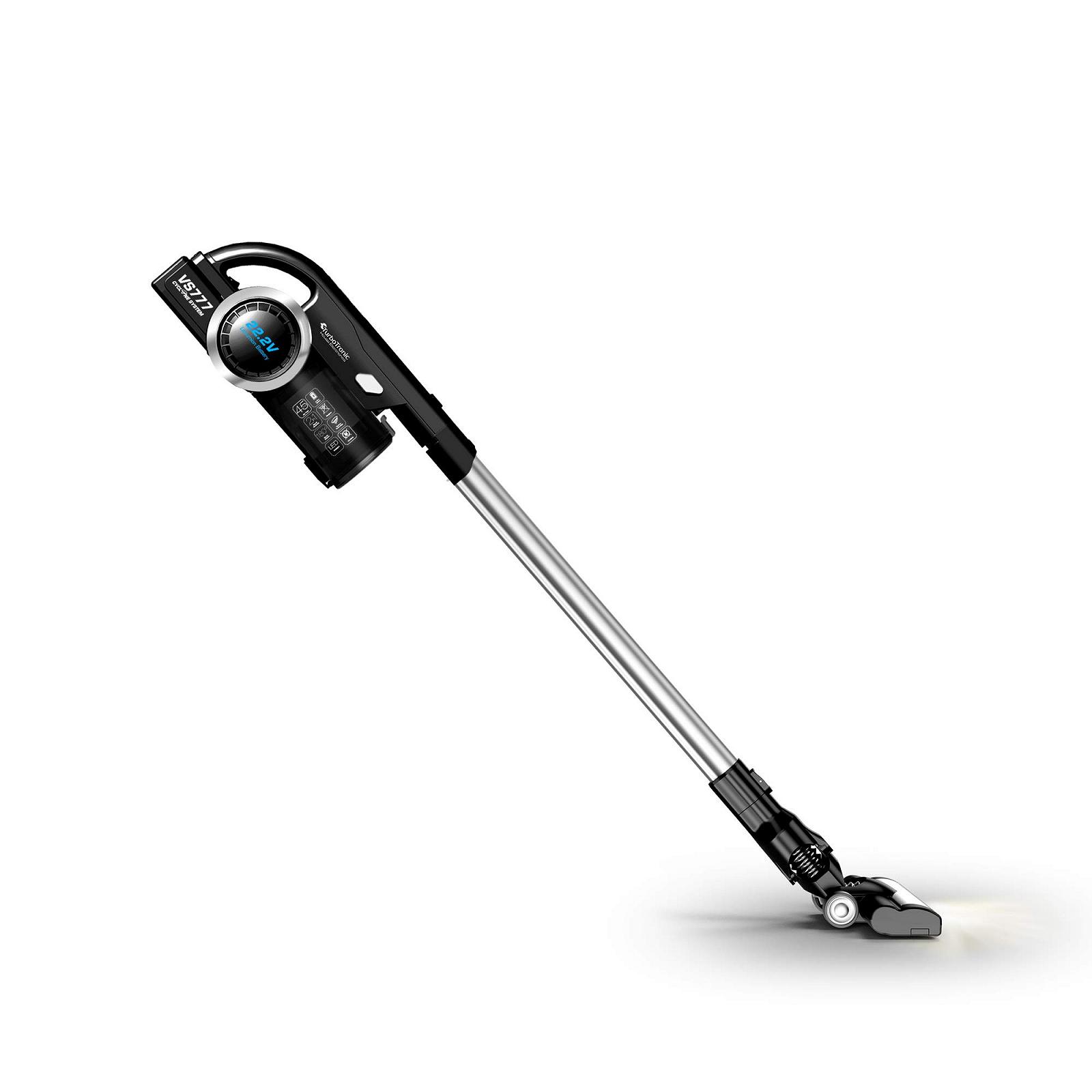 Пылесос TurboTronic VS777 Cyclone Wireless 120 Вт 8 KPA Легкий Ультратихий HEPA Фильтр для Паркетной и Ковровой Поверхности Без Мешка - Черный/Синий, фото №3 Пылесос TurboTronic VS777 Cyclone Wireless 120 Вт 8 KPA Легкий Ультратихий HEPA Фильтр для Паркетной и Ковровой Поверхности Без Мешка - Черный/Синий, фото №3