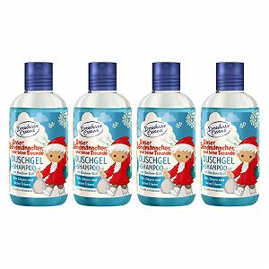 Гель для душу Dresdner Essenz Sandmann Blueberry 4 x 250 мл - Фото 1