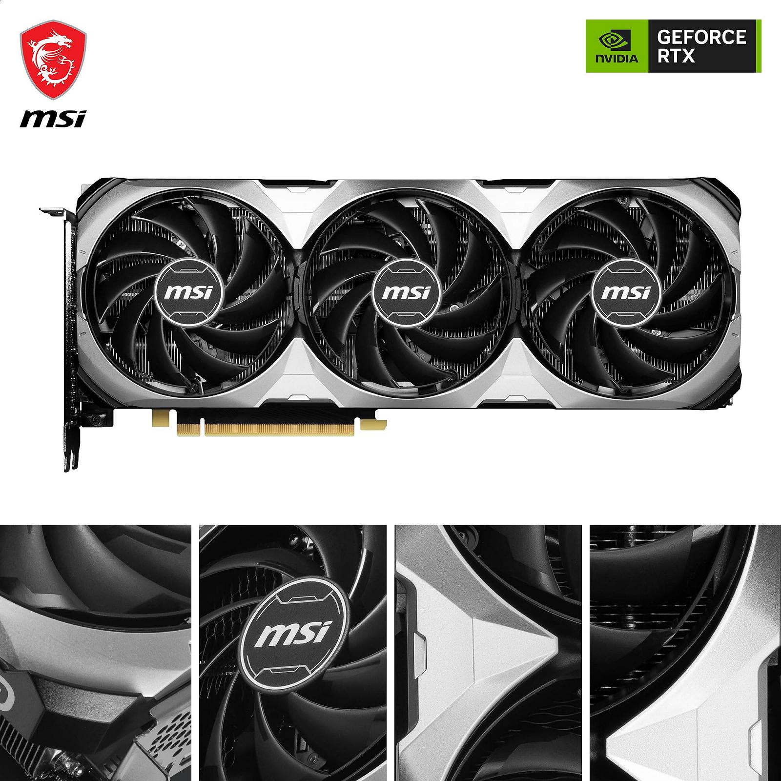 Видеокарта MSI RTX 4070 SUPER Ventus 3X OC 12GB GDDR6X, фото №2