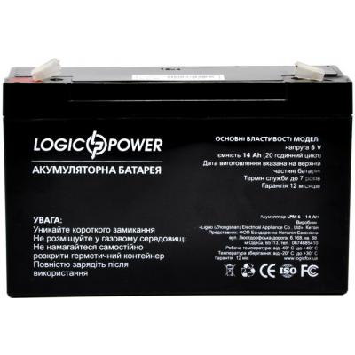 Батарея к ИБП LogicPower LPM 6В 14 Ач 4160, фото №3