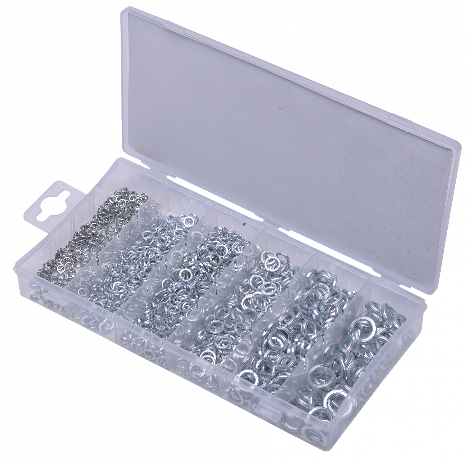 Набор пружинных шайб SW-STAHL S8053 1200 предметов, фото №1