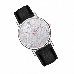 Женские часы Healvian Классические Кварцевые Кожаный Ремешок - Фото 1