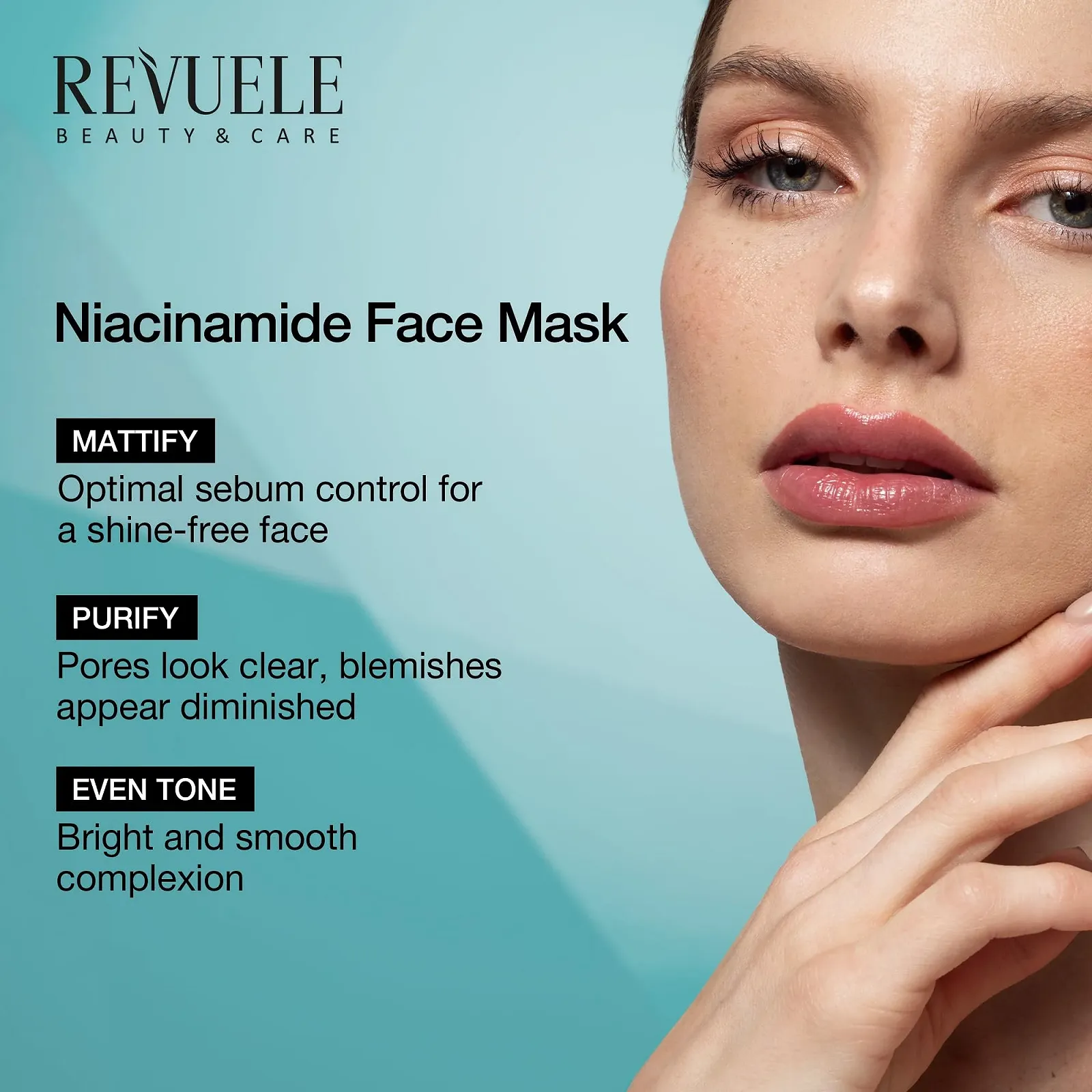 Маска для обличчя REVUELE NIACINAMIDE 50 мл, фото №2