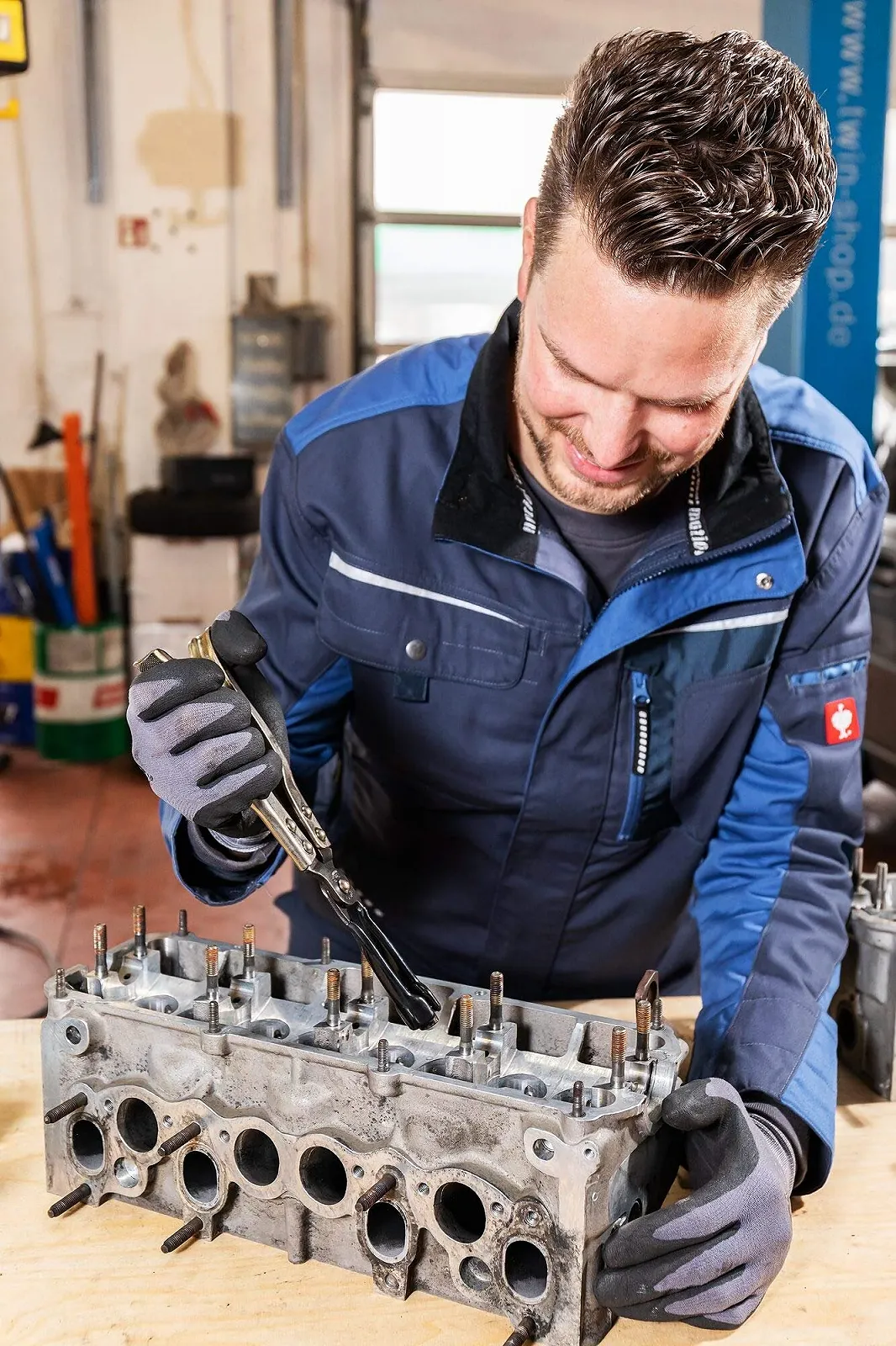 Щипцы HAZET 791-8 для сальников клапанов 270 мм - никелированные, фото №5