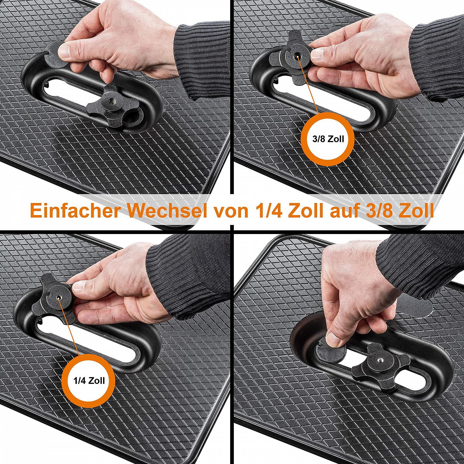 Пластина для ноутбука и проектора Walimex Алюминий 36 x 26 см, фото №8