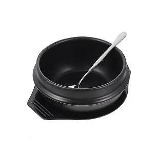 Горшок для запекания Керамический с подставкой и ложкой Жаростойкий Антипригарный - Фото 1